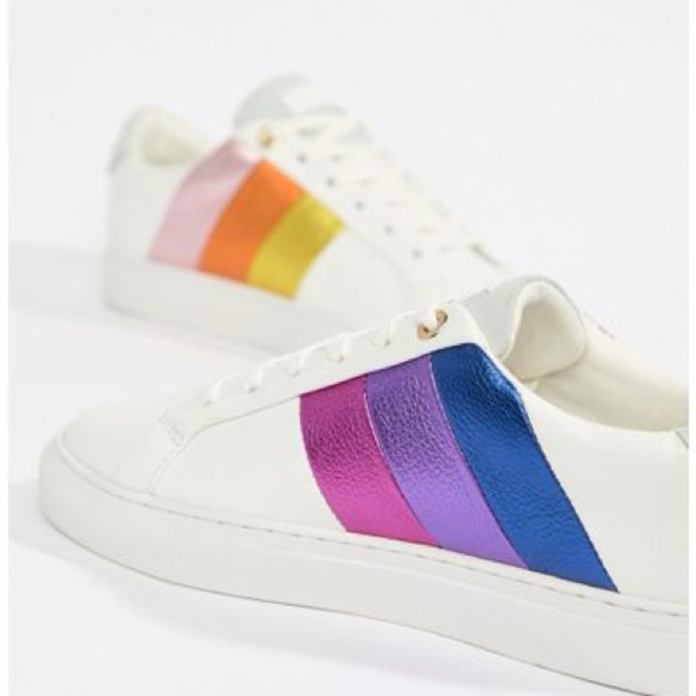 Kurt Geiger lane rainbow sneakers size 38